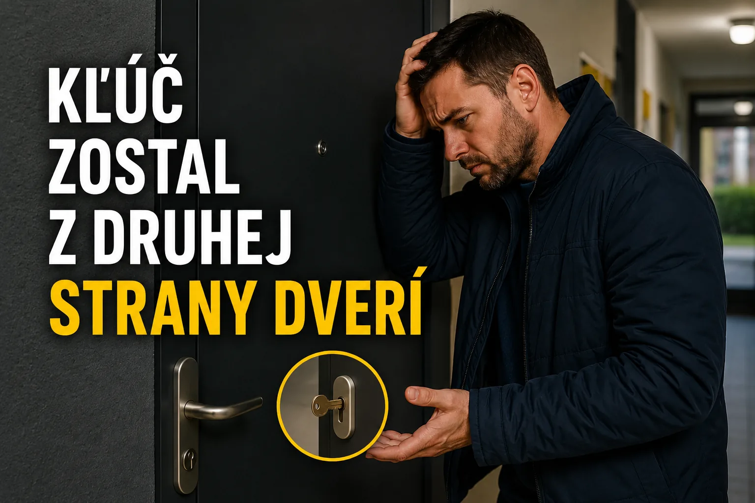 Kľúč zostal z druhej strany dverí Bratislava