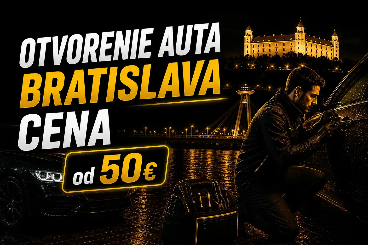 Otvorenie auta Bratislava cenník