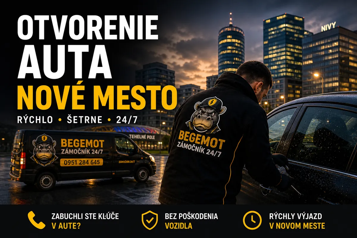 Otvorenie auta Nové Mesto