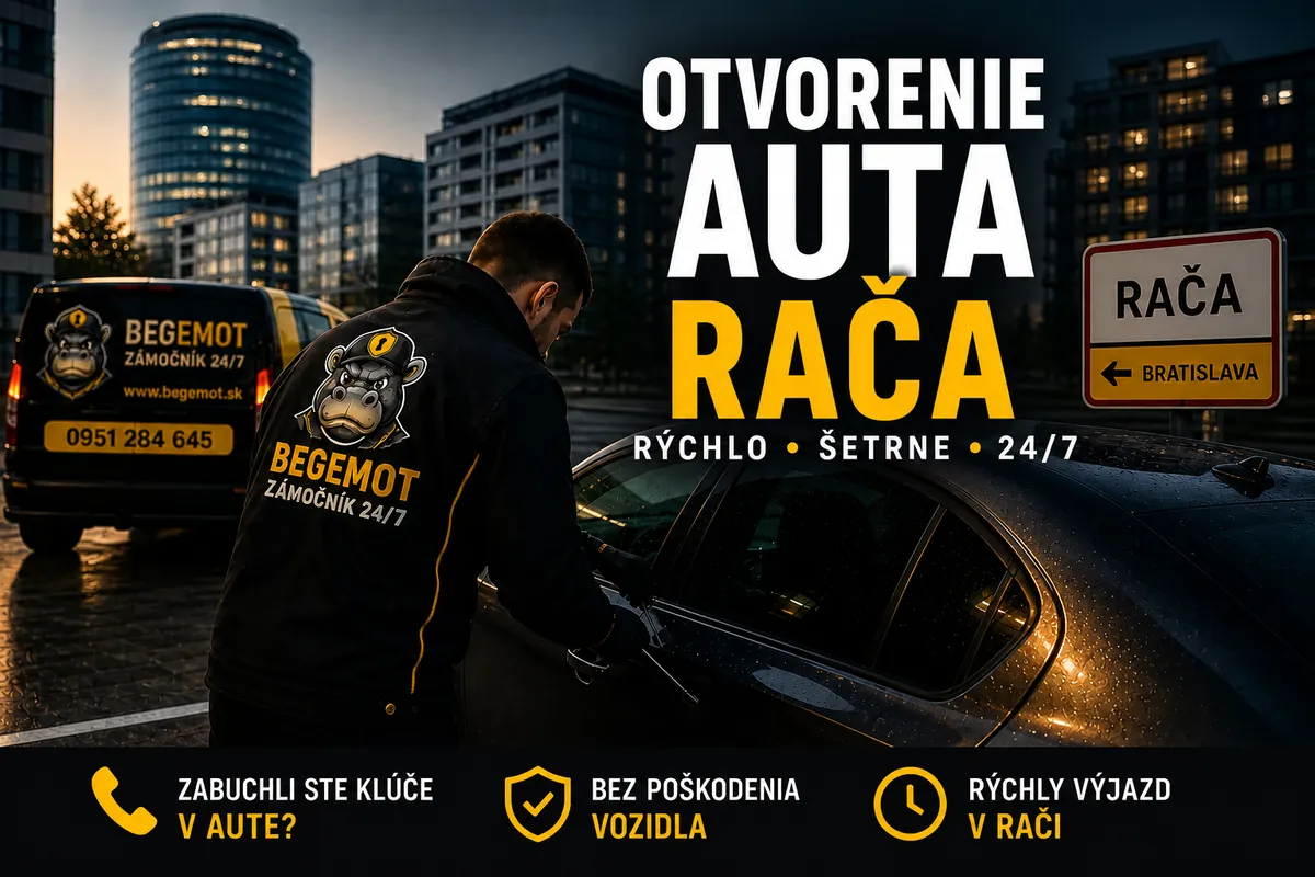 Otvorenie auta Rača