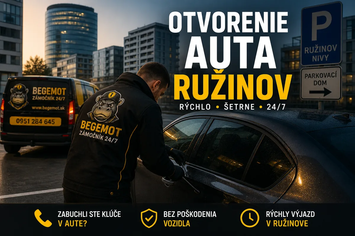 Otvorenie auta Ružinov