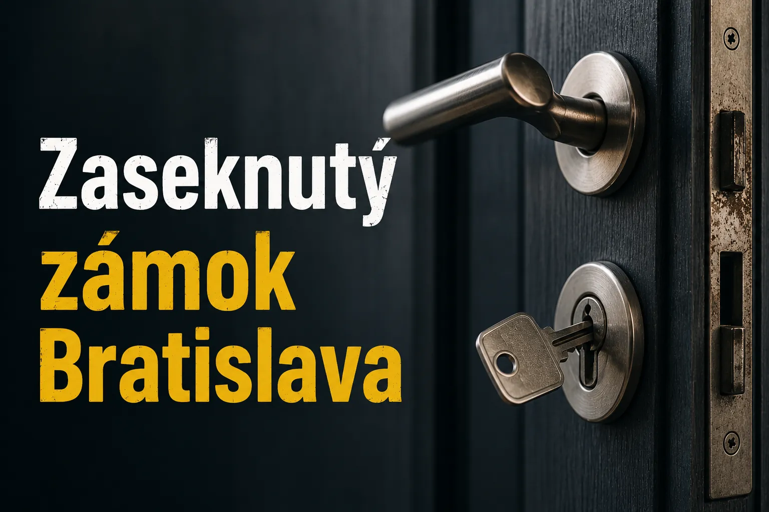 Zaseknutý zámok Bratislava