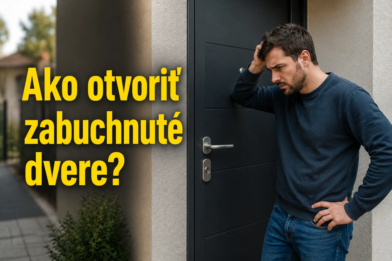 Ako otvoriť zabuchnuté dvere - expertný návod